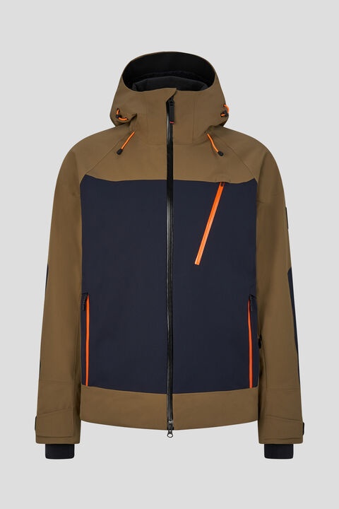 Tajo Ski jacket in Khaki/Dark blue - 1