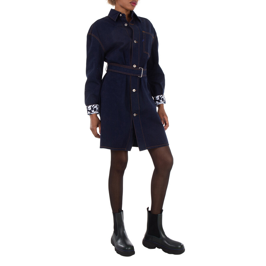 Burberry Japanese Belted Denim Shirtdress - 3