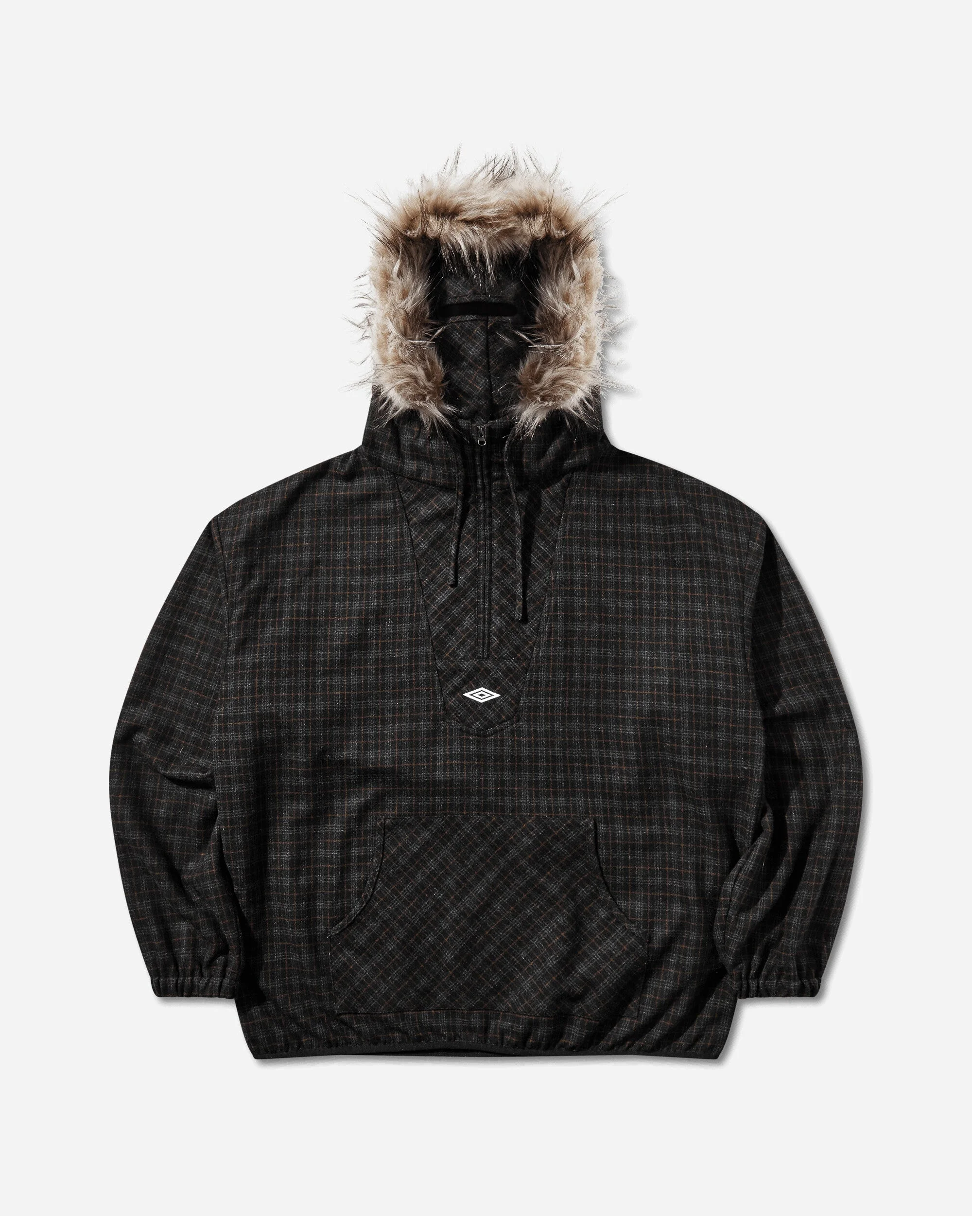 Flannel Fur Anorak Dark Brown - 1