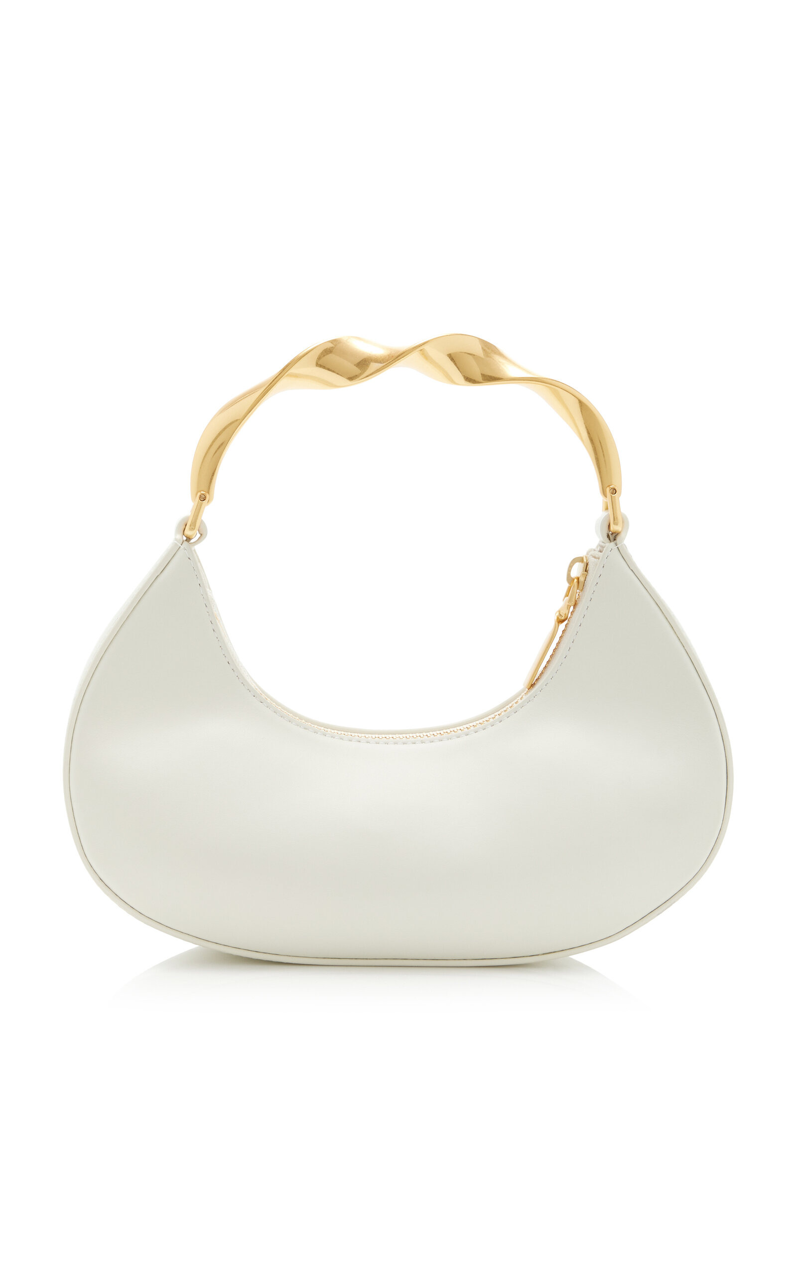 Nixi Twist Leather Top Handle Bag white - 4