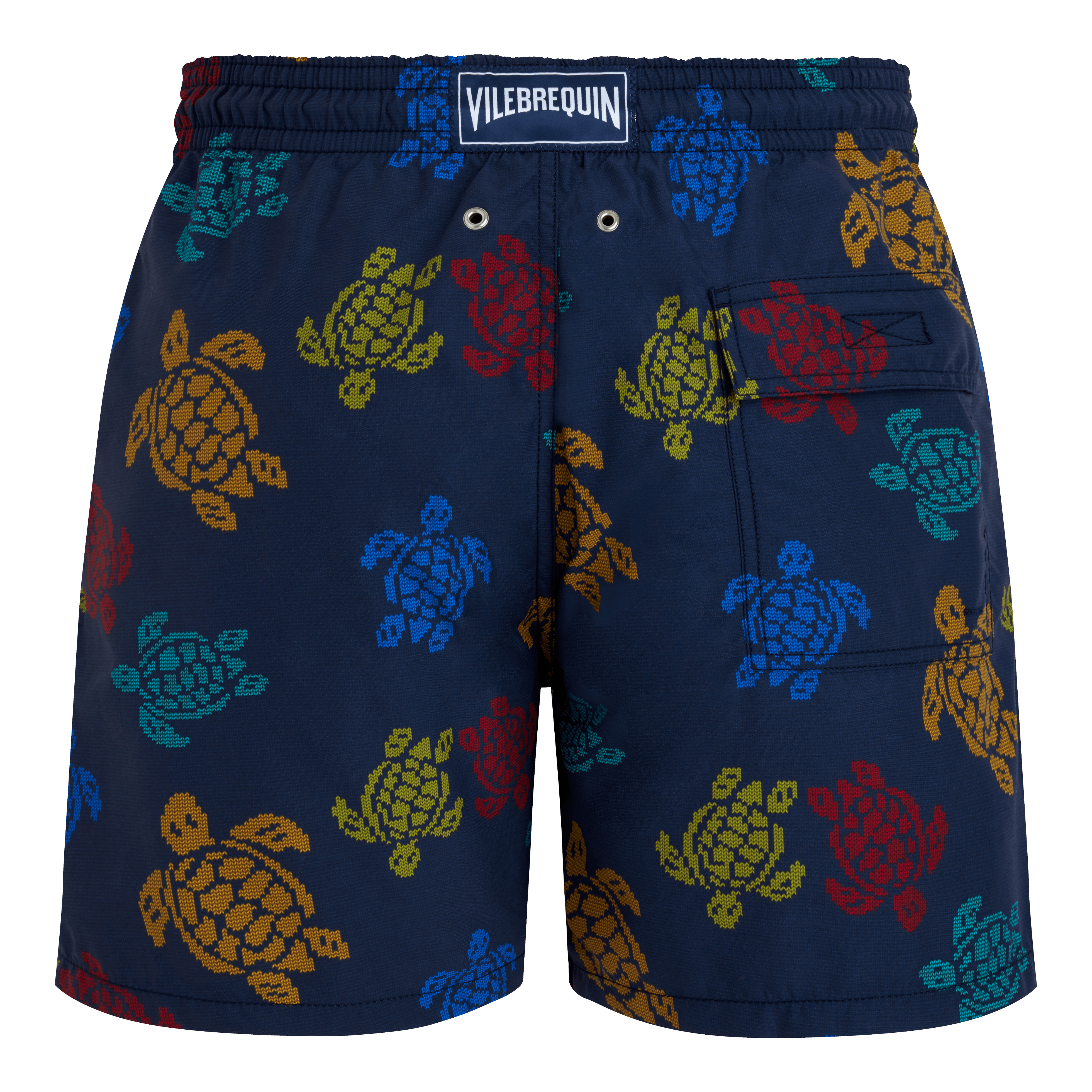 Men Swim Shorts Ronde des Tortues Tricot - Vilebrequin x Falke - 2