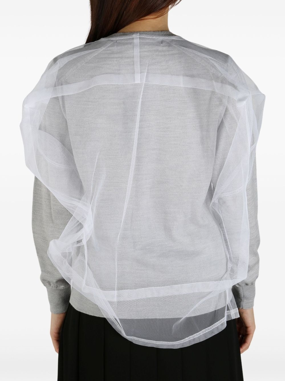 layered sweatshirt - 4