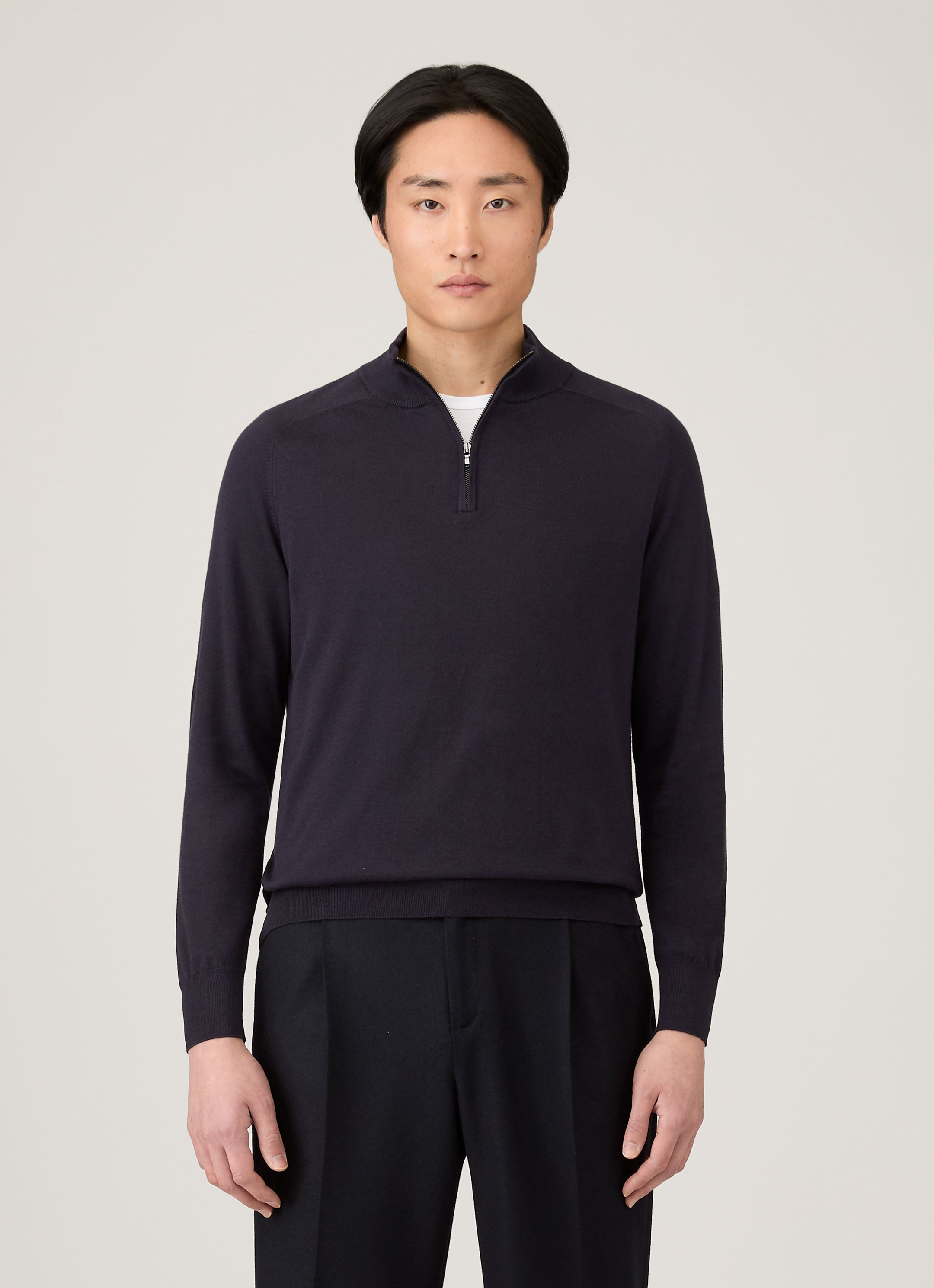 Sea Island Cashmere Half Zip - 2