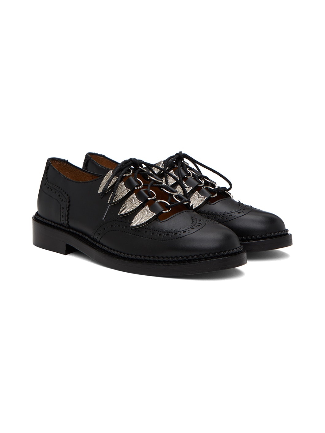 Black Ghillie Oxfords - 4