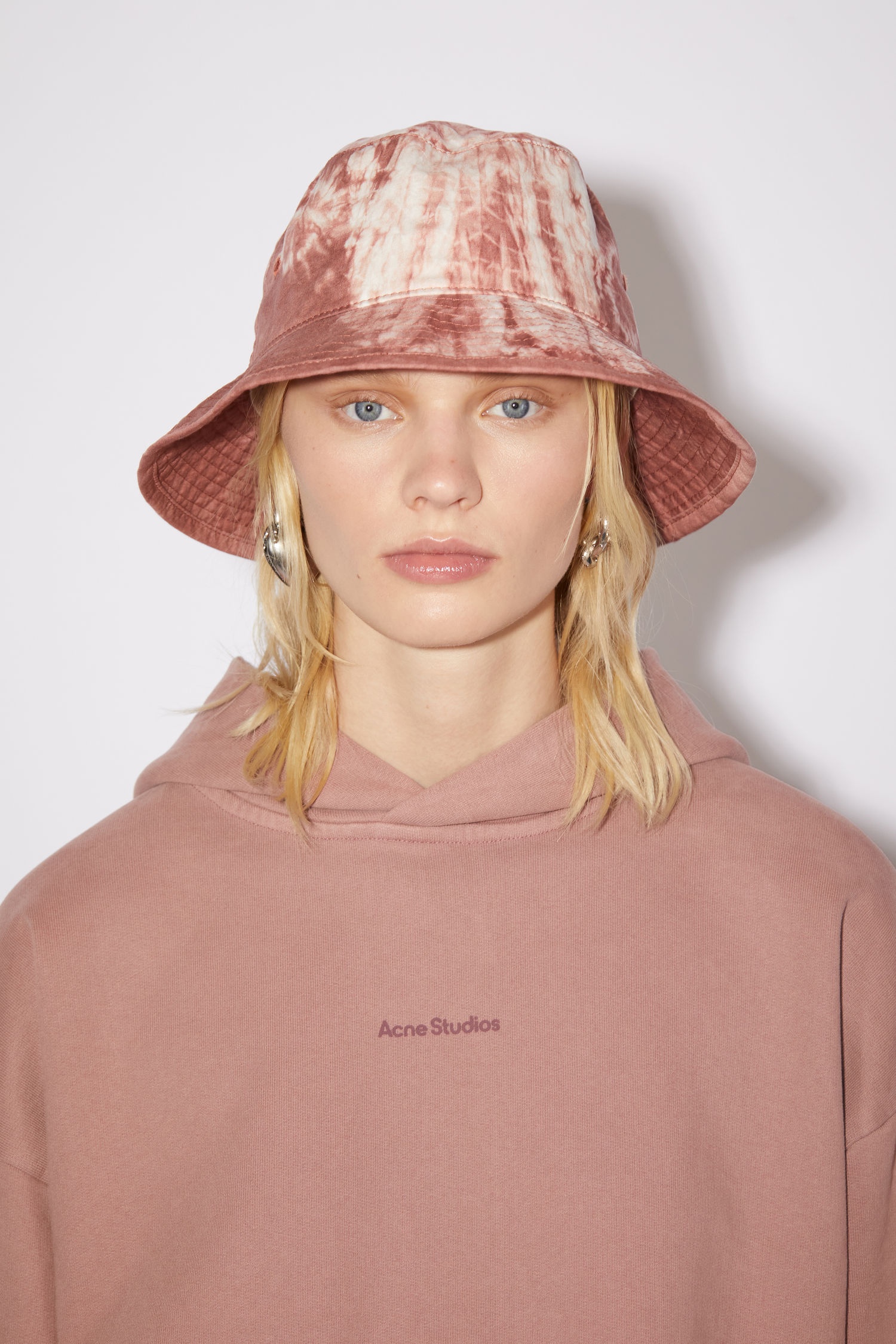 Tie-dye bucket hat - Old pink - 4