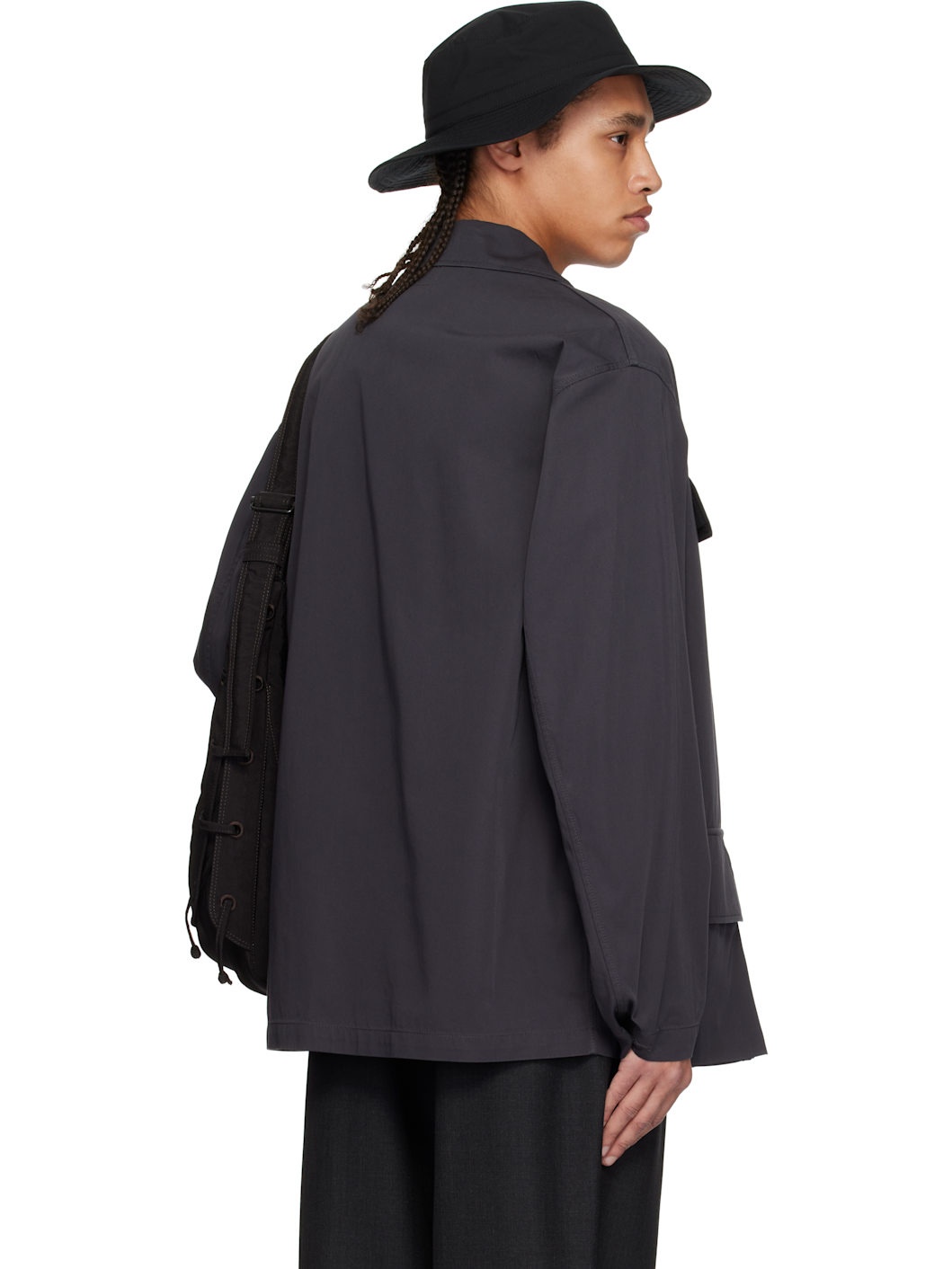 Gray Four Pockets Jacket - 3