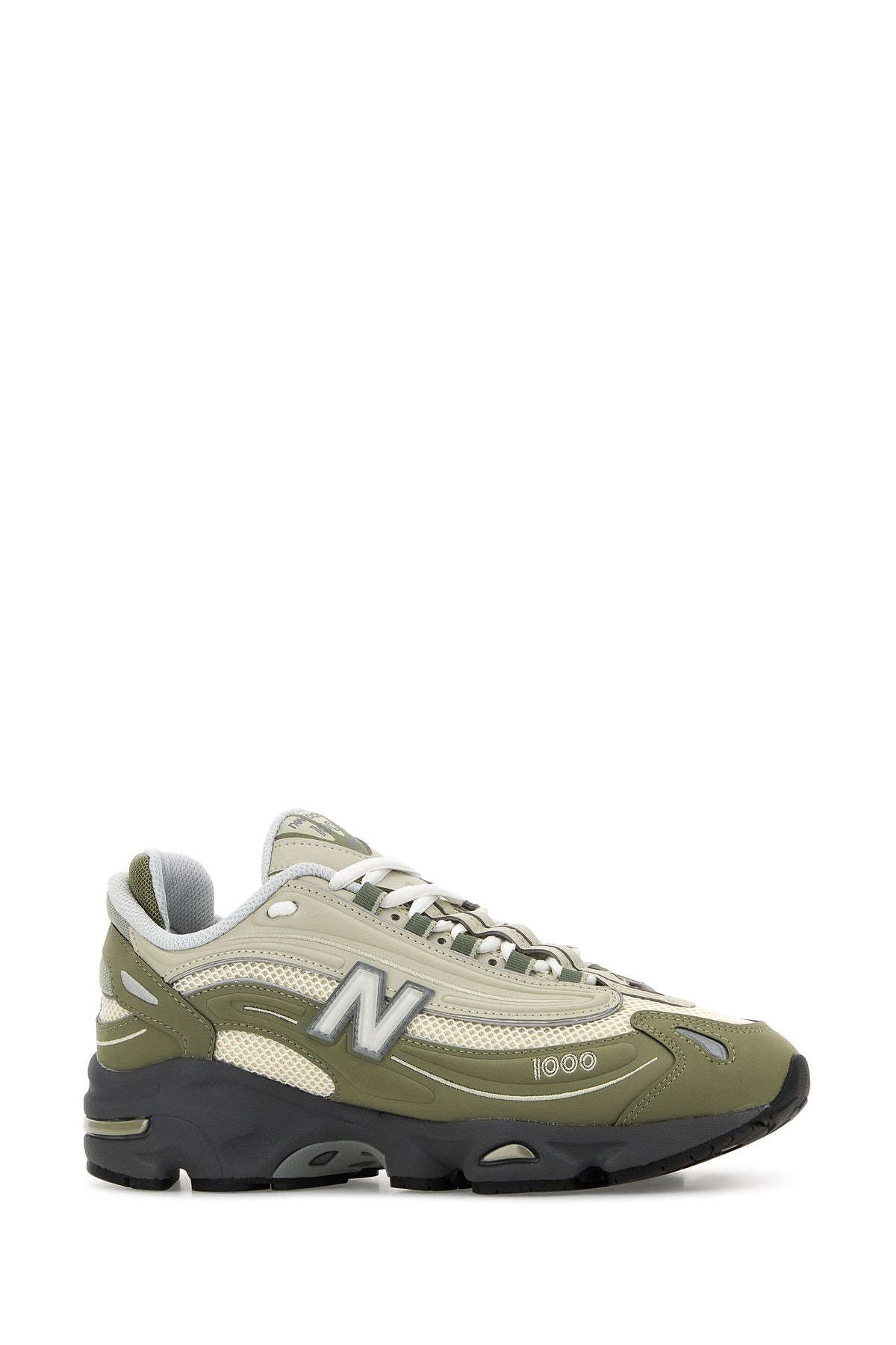 Multicolor rubber and mesh 1000 sneakers - 2