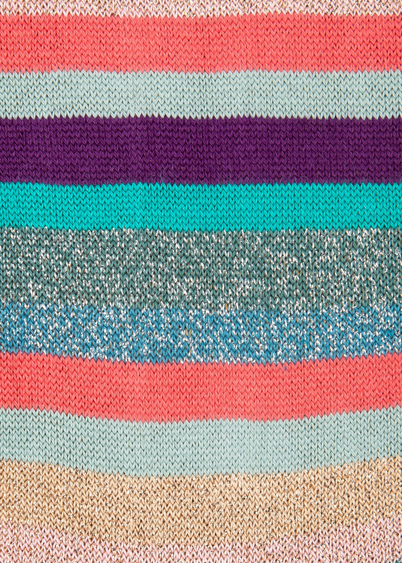Paul Smith Women's Multicolour Glitter 'Swirl Stripe' Socks outlook