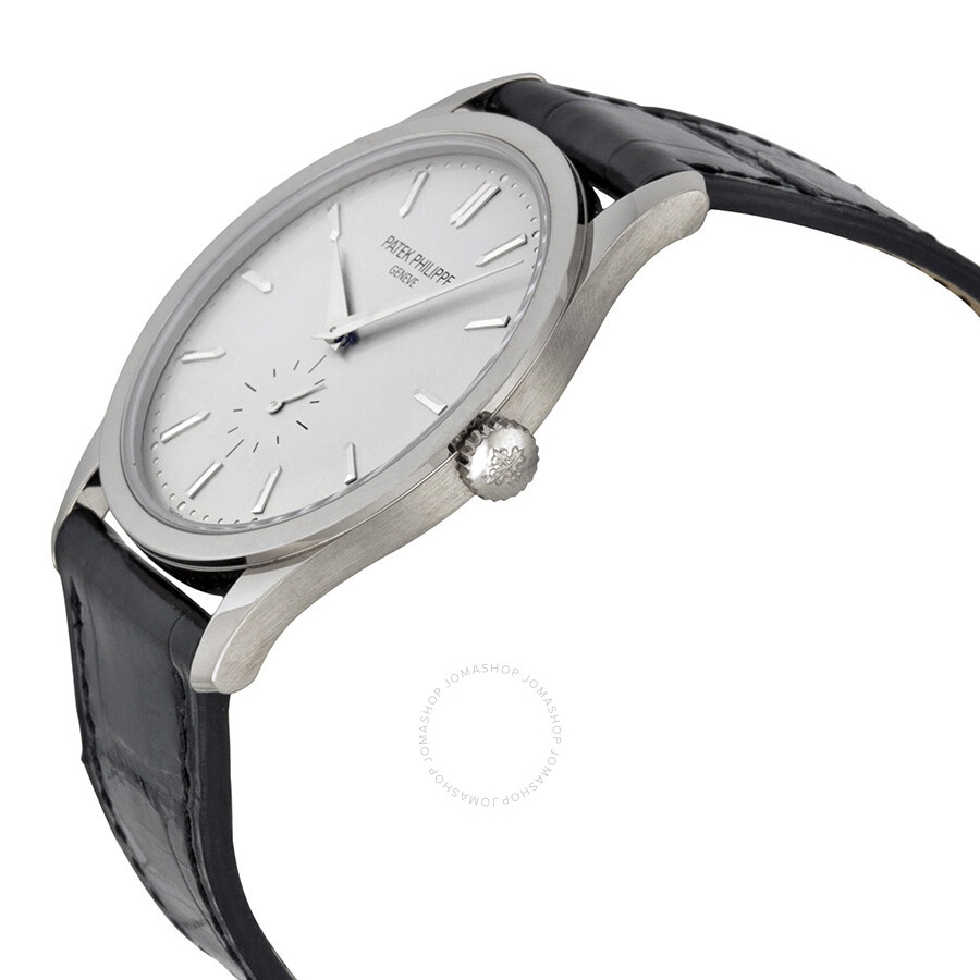 Patek Philippe Calatrava Silver Dial 18 kt White Gold Men's Watch 5196G/001 - 2