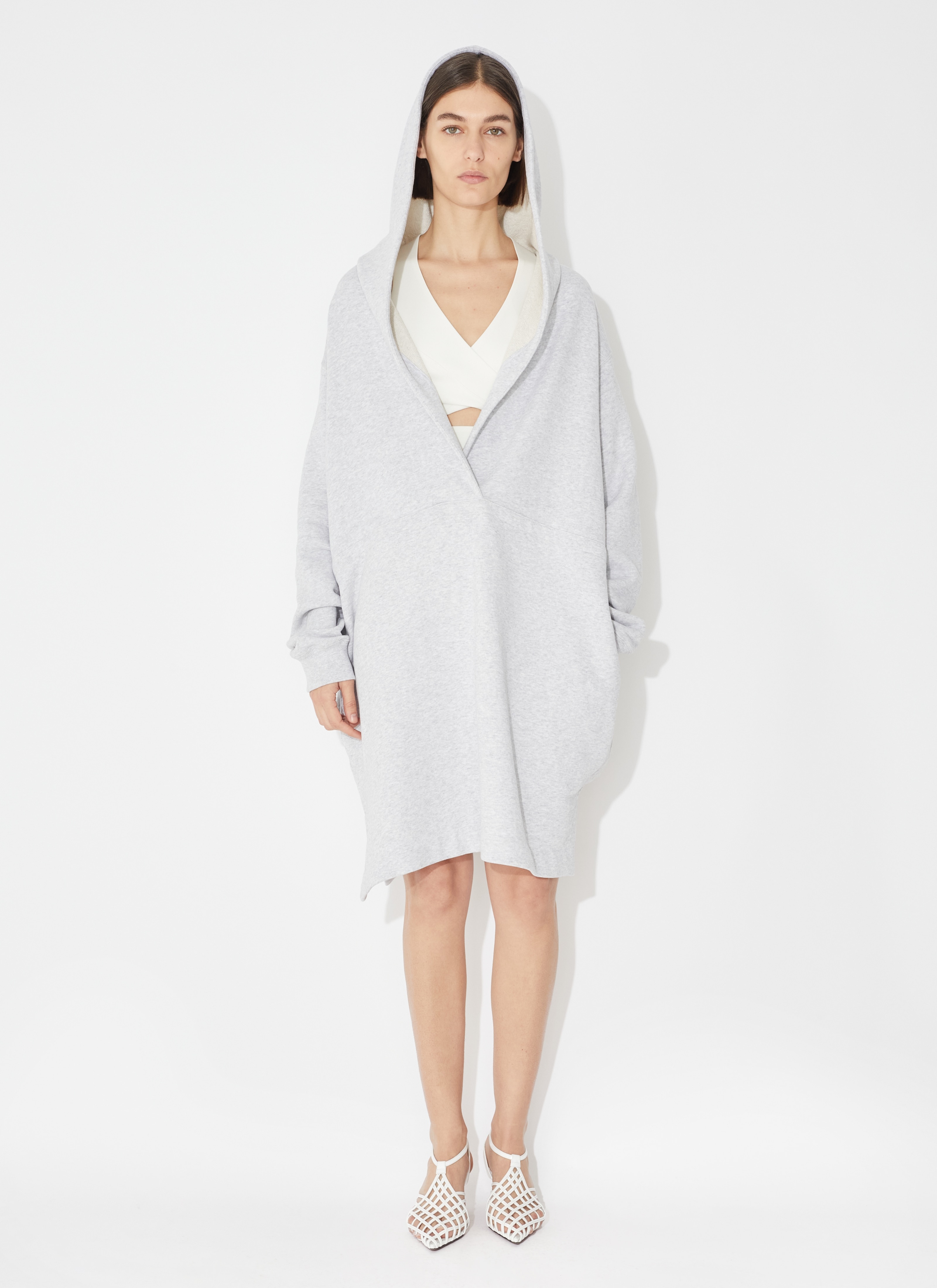COTTON FLEECE DRESS - 2