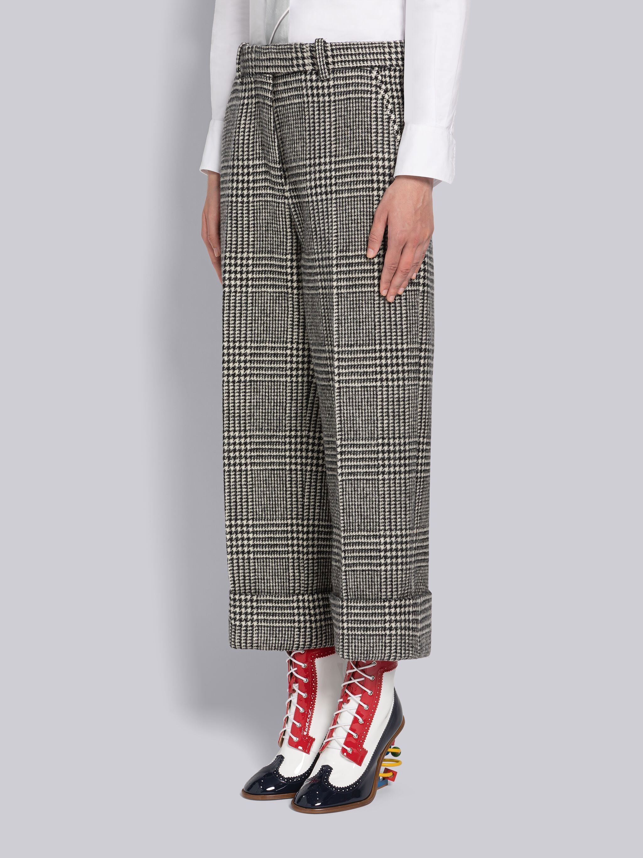 Prince of Wales British Wool Combo Sack Trouser - 2