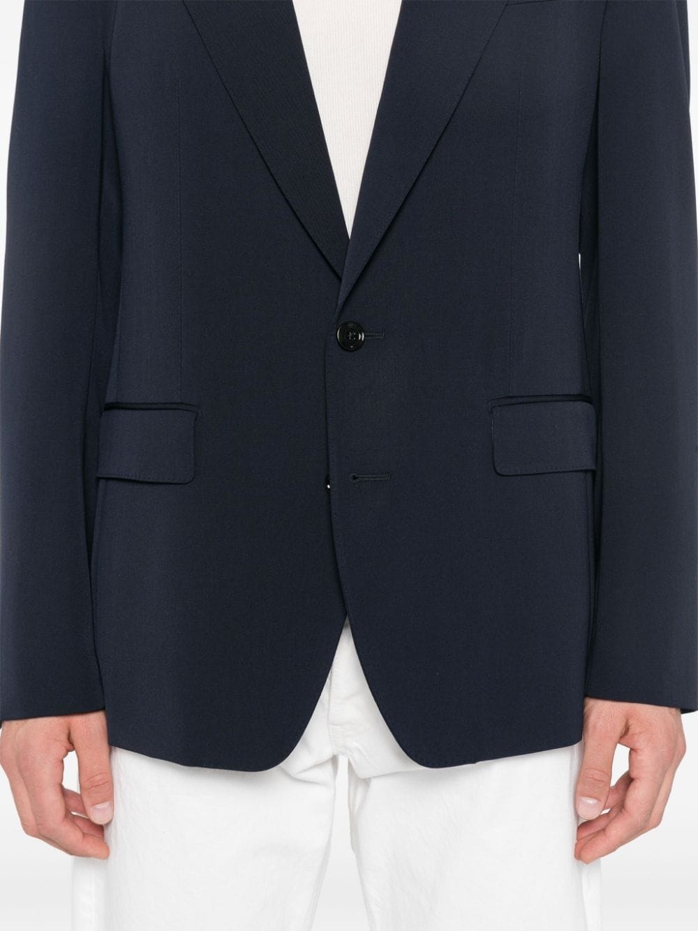 Wool single-breasted jacket - 5