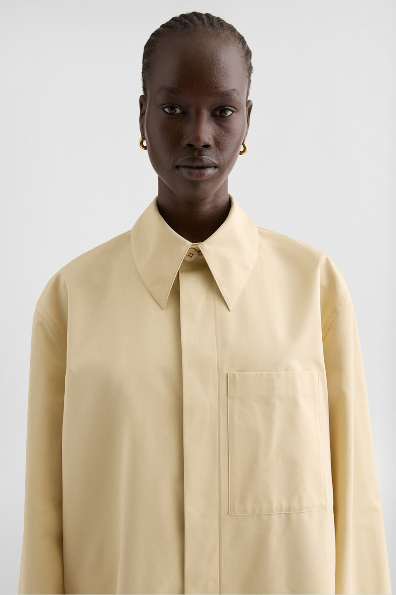 Cotton Blend Poplin Coat 6
