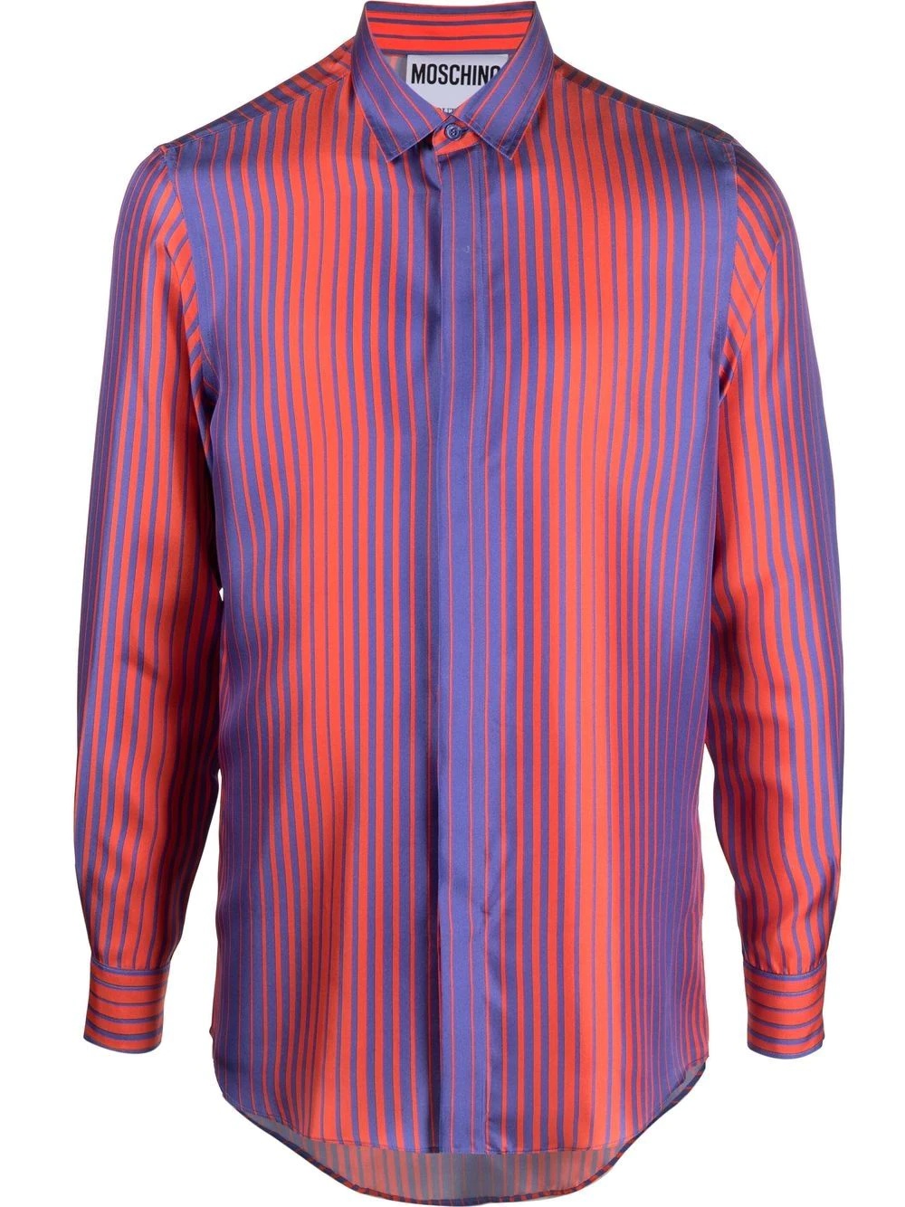 striped silk shirt - 1