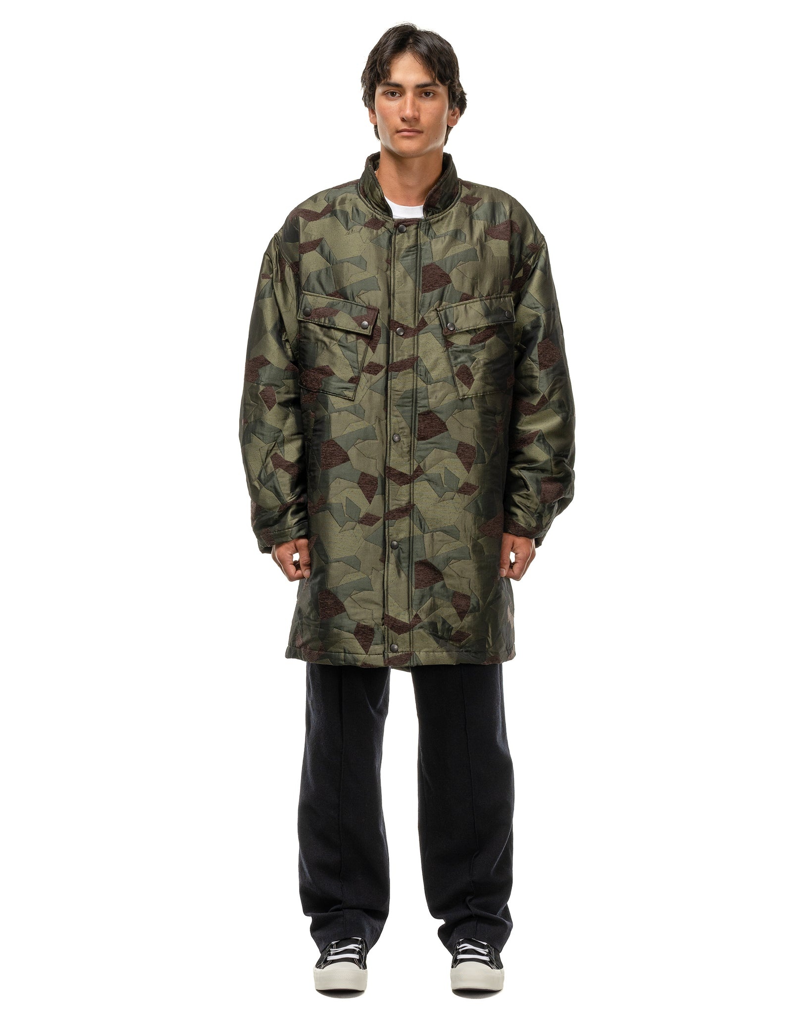 NEEDLES C.P. COAT - PE/AC STONE CAMO JQ OLIVE | havenshop | REVERSIBLE