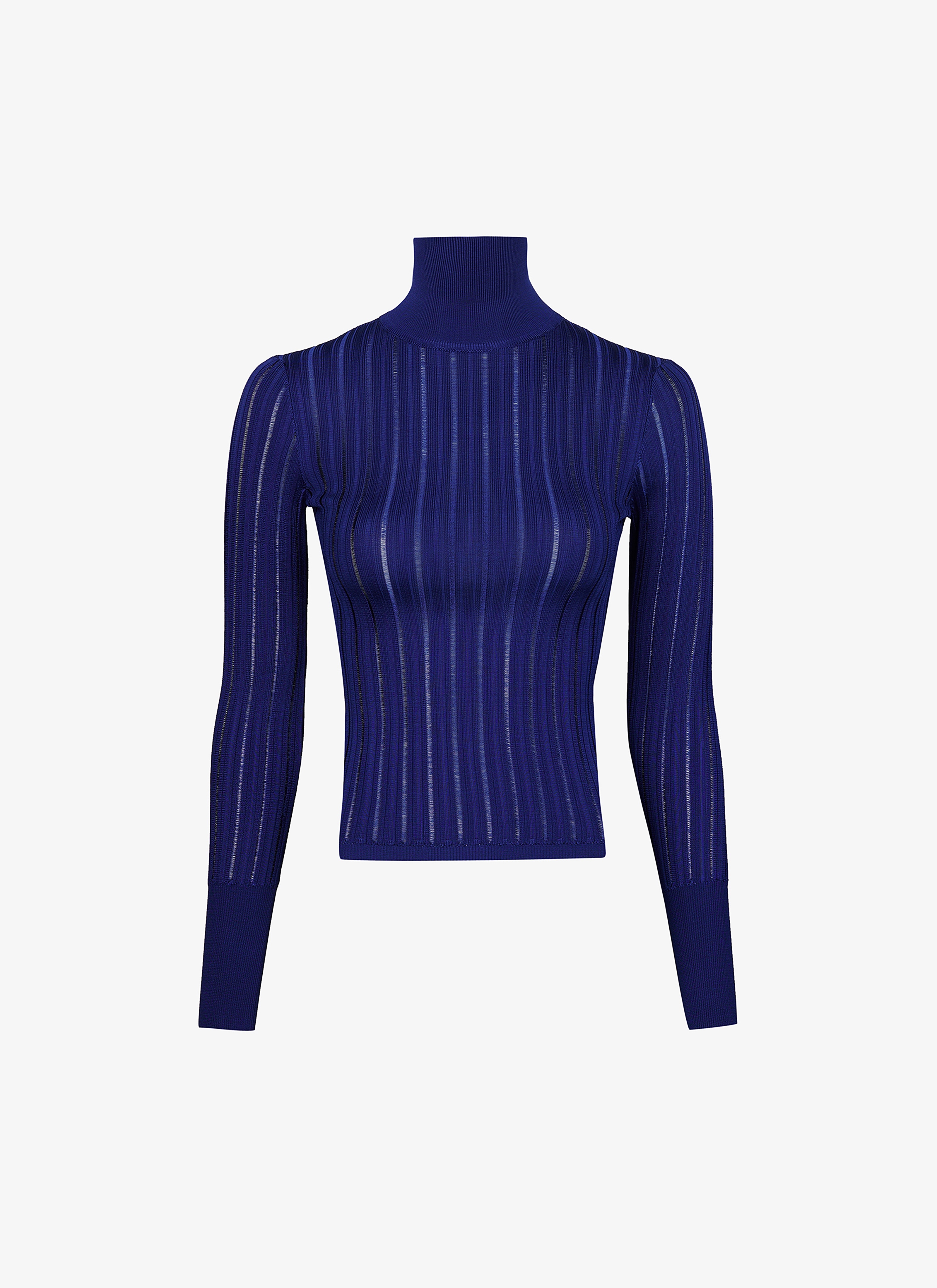 SHINY CRINOLINE TURTLENECK - 1