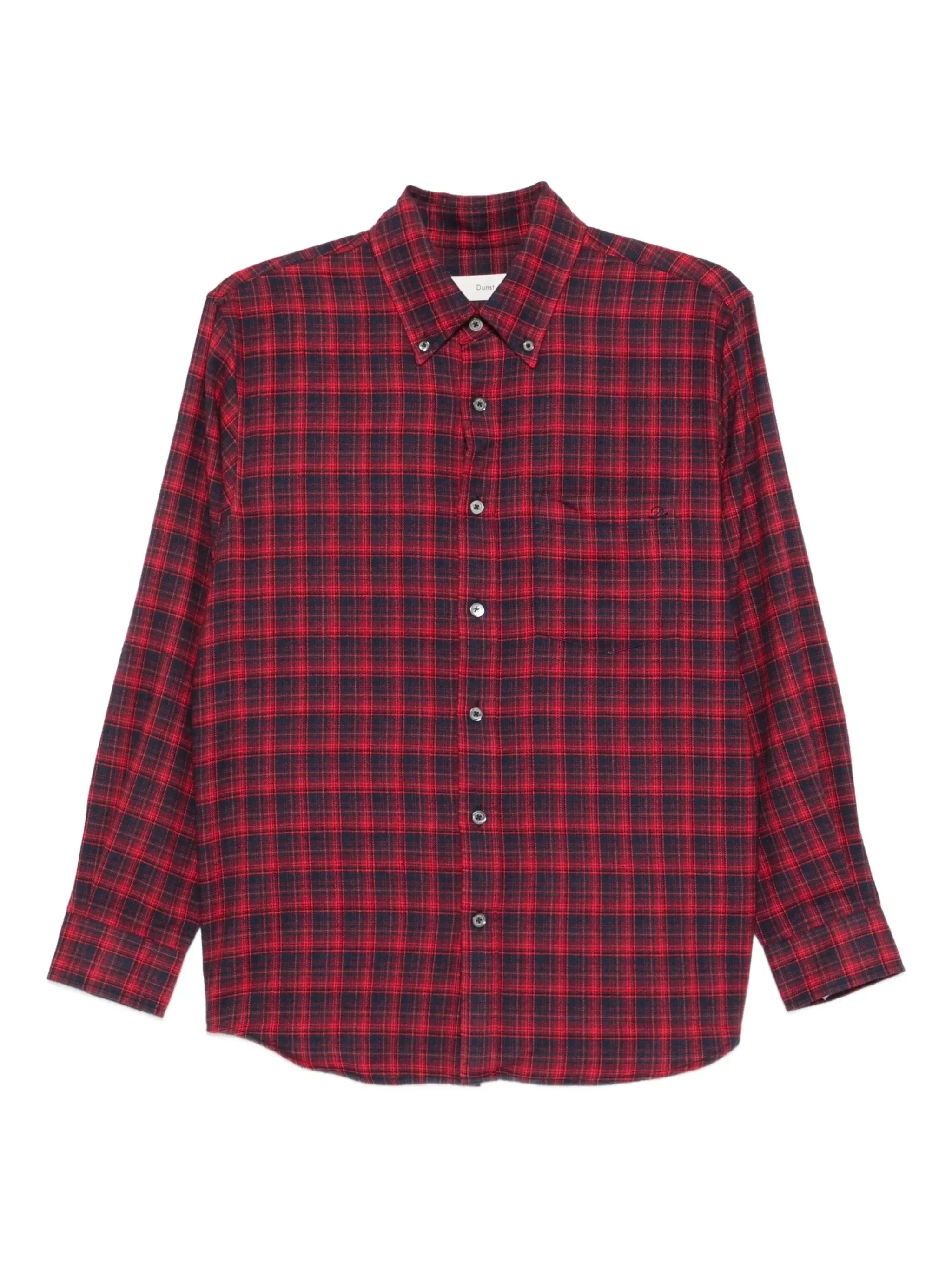 Dunst Checked Long-sleeved Shirt - 1