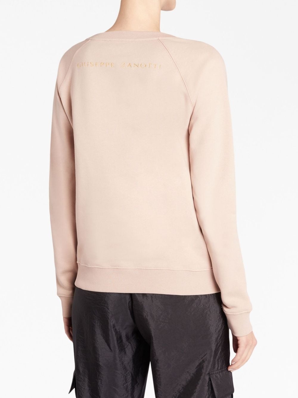 Hanane logo-embroidered cotton sweatshirt - 4