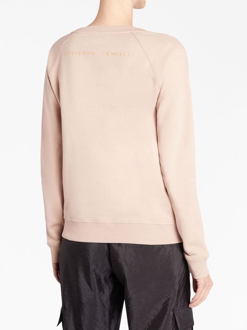 Hanane logo-embroidered cotton sweatshirt 4