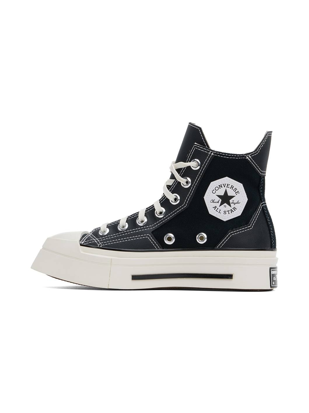 Black Chuck 70 De Luxe Squared High Top Sneakers - 3