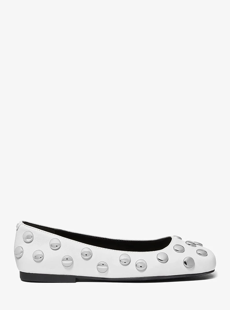 Matilda Studded Leather Ballet Flat - 1