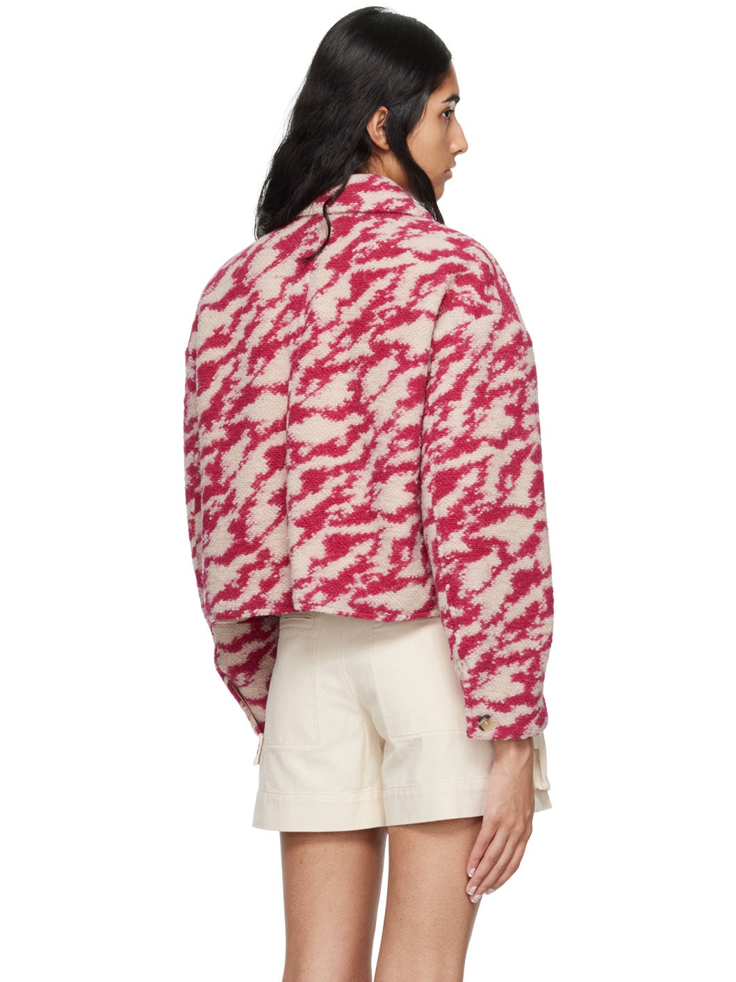 Pink & Beige Ferida Jacket - 3