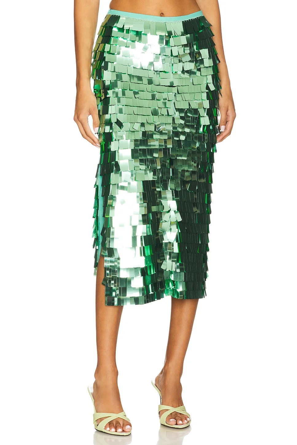 Ihoed Sequin Pencil Skirt - 1