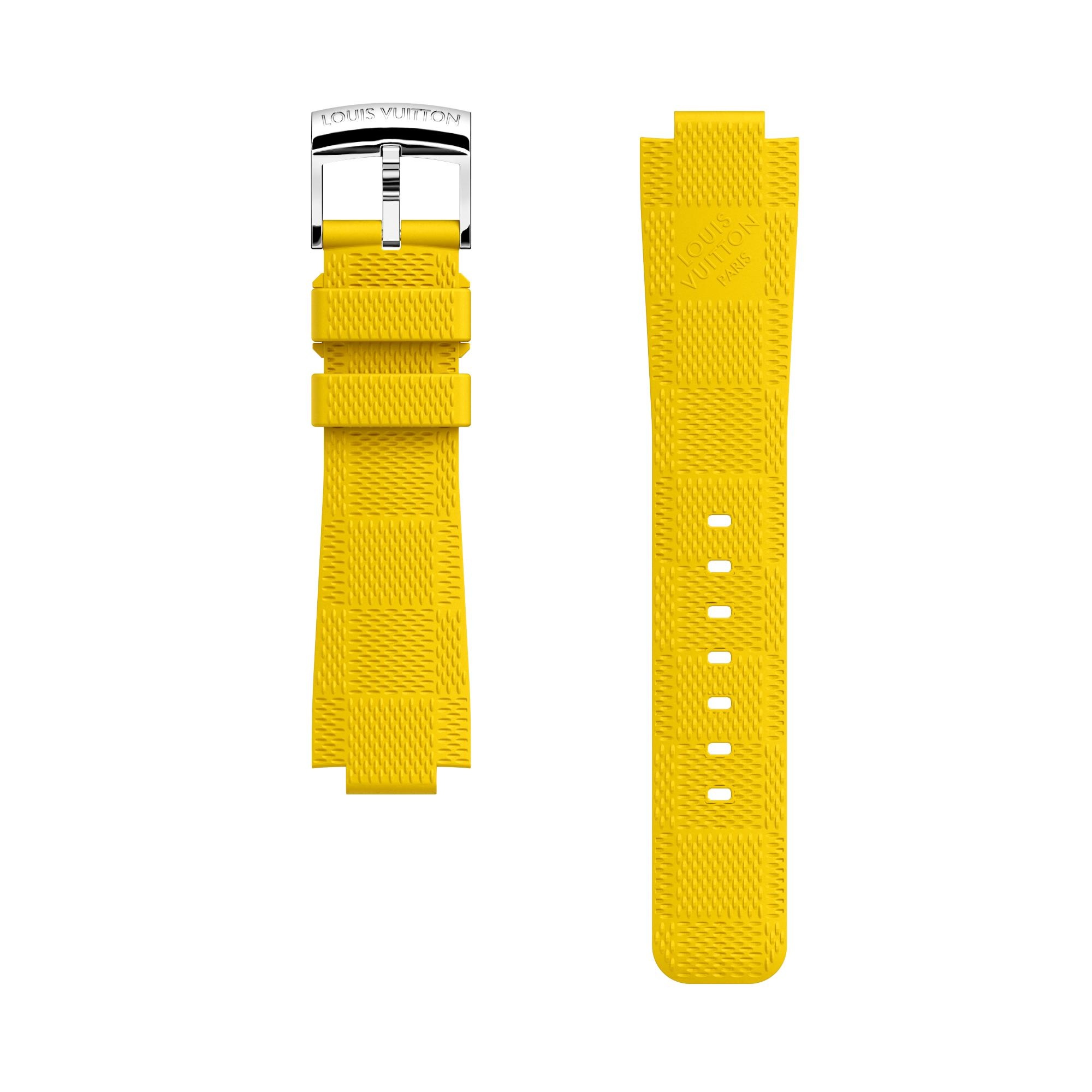 STRAP TAMBOUR RUBBER YELLOW L/L - 1