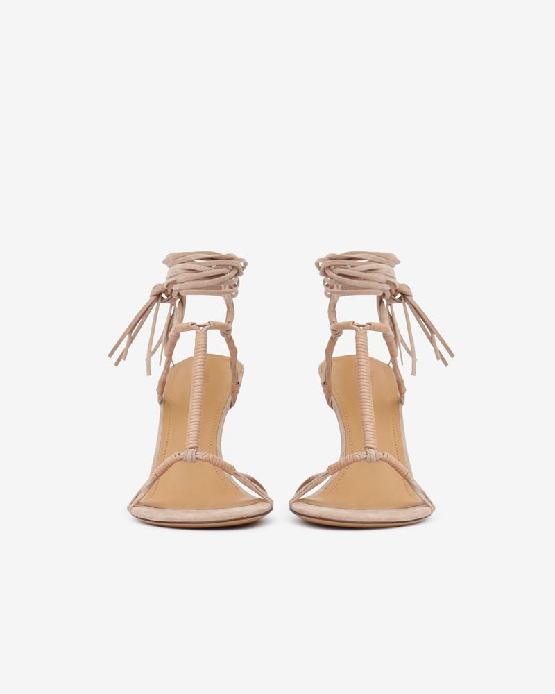 ARJA SUEDE LEATHER SANDALS 5