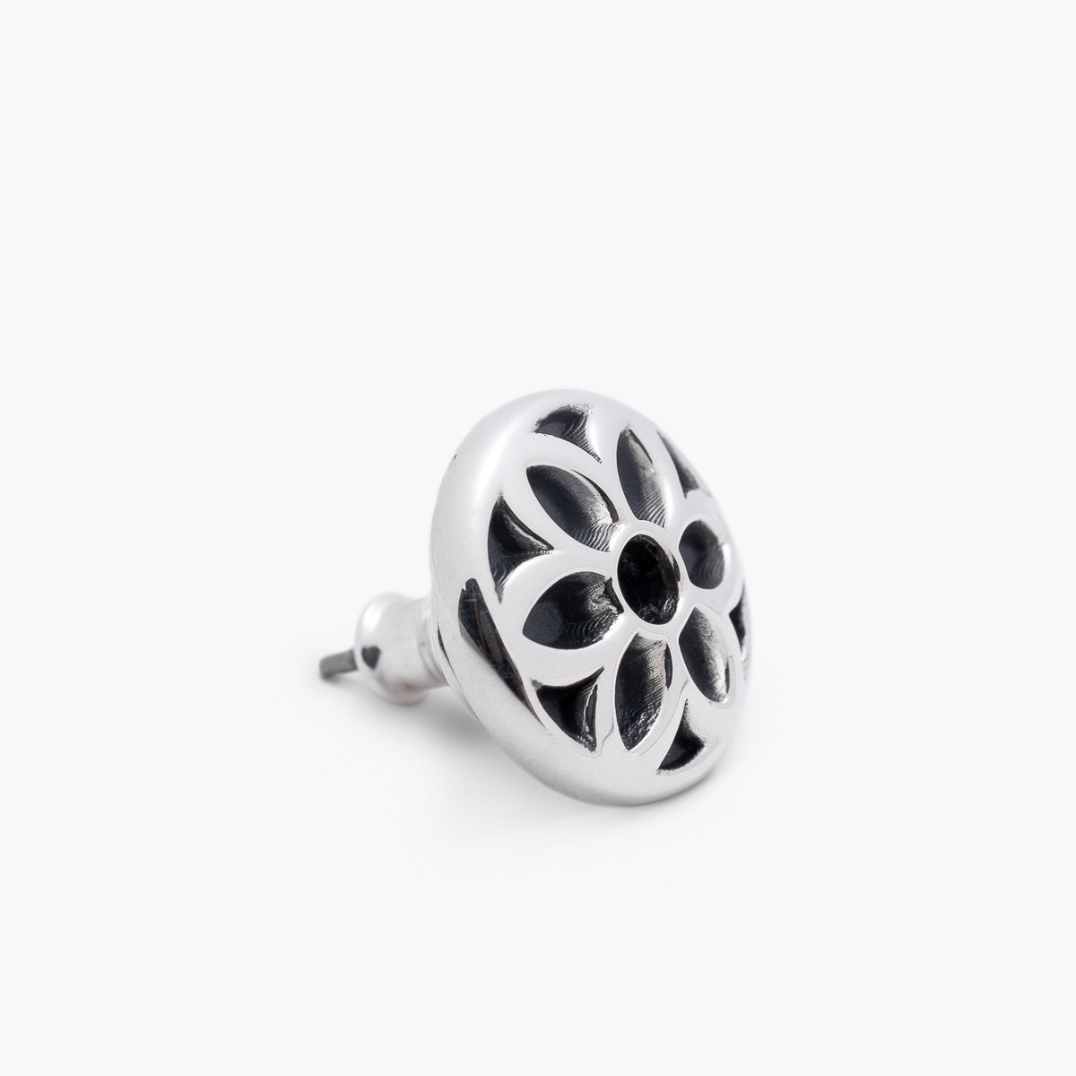 ES-ROS-STUD GOOD ART HLYWD Rosette Stud Earring - Sterling Silver - 7