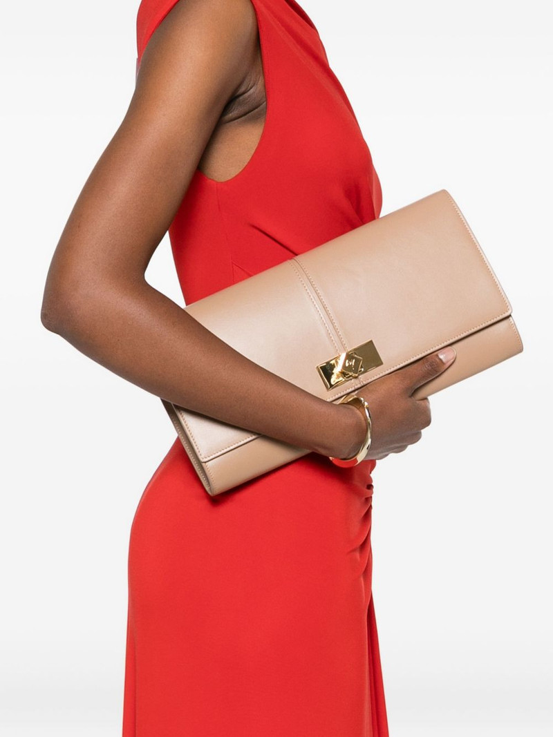 Giuseppe Zanotti leather clutch bag outlook
