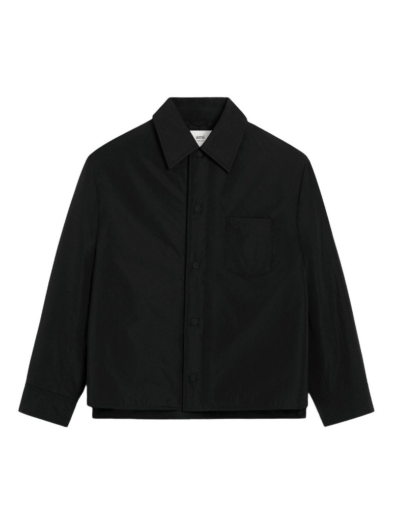 Ami De Coeur taffetas padded shirt jacket 1