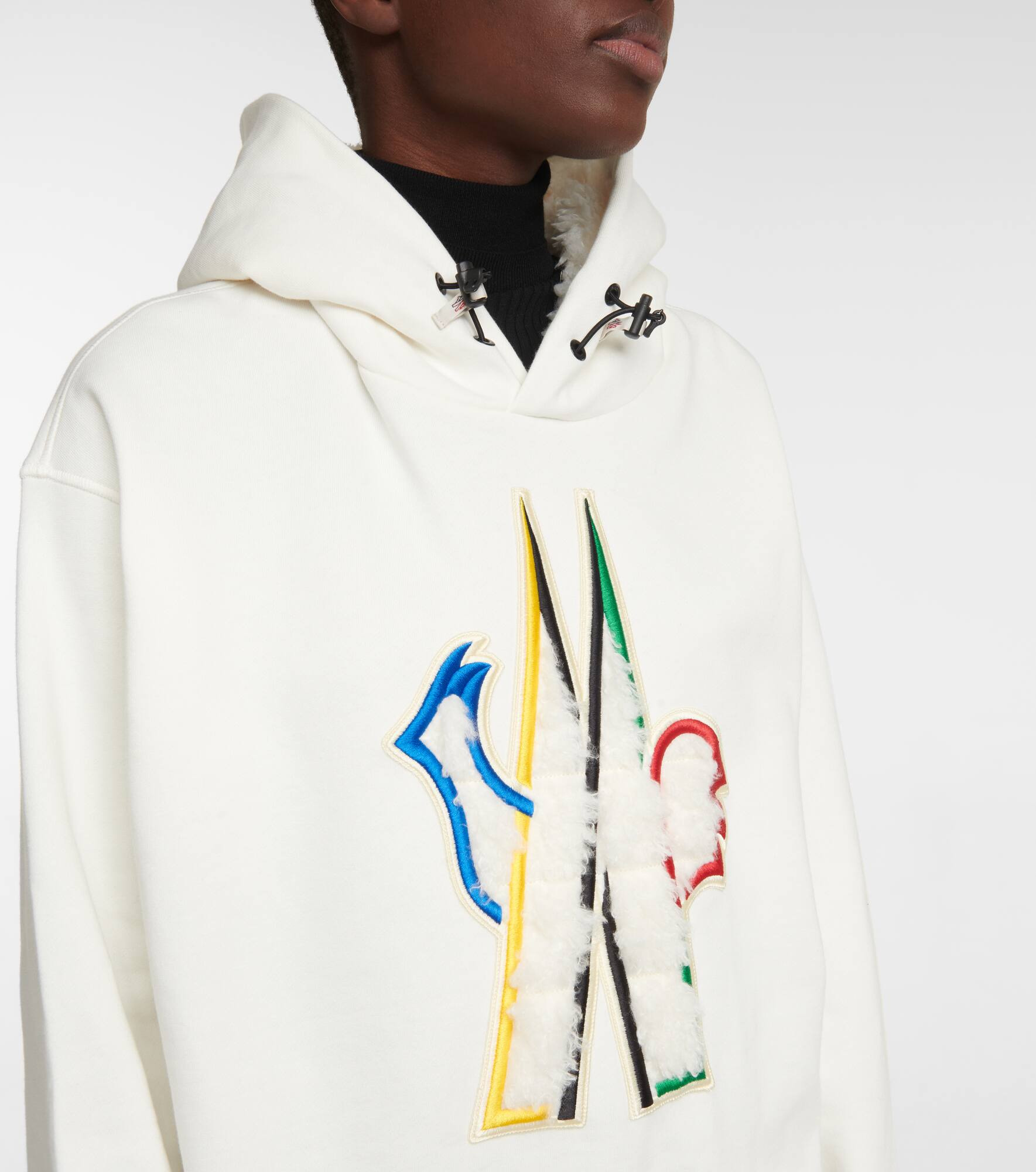 Exclusive to Mytheresa – Logo fleece-lined cotton hoodie - 4