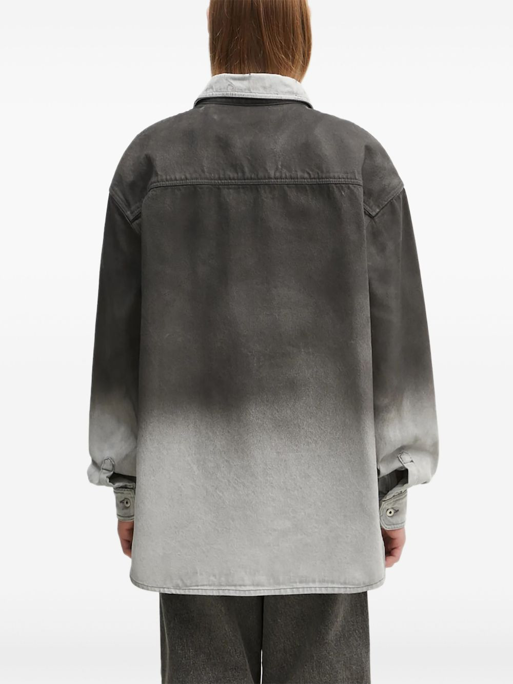 ombre-effect shirt - 4