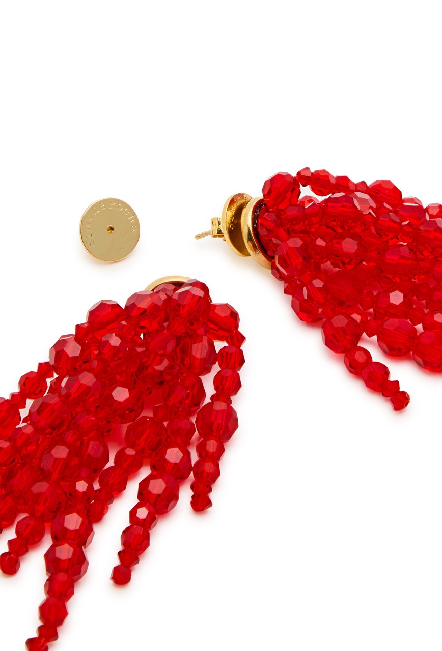 Simone Rocha Cascading Chandelier Beaded Drop Earrings - 3