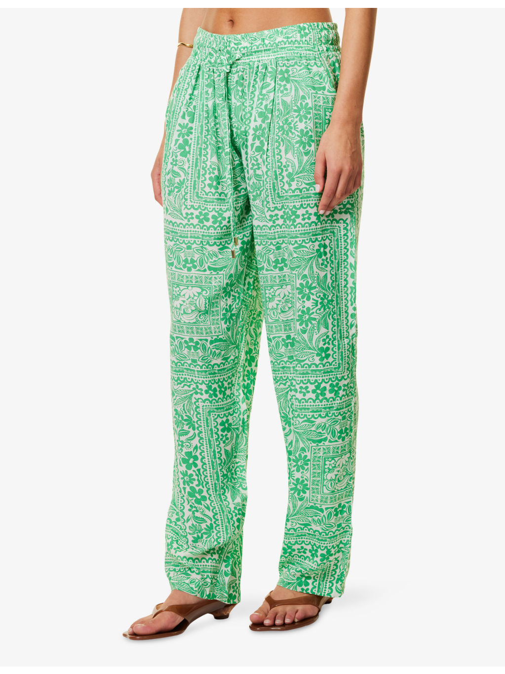 Jude Wide-Leg Woven Trousers - 3