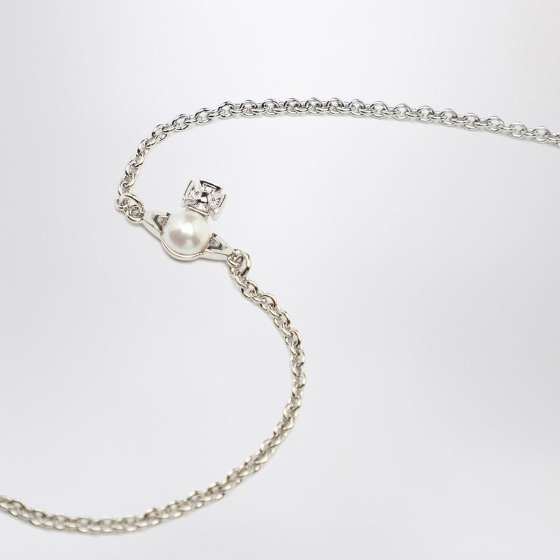 Vivienne Westwood Silver Balbina Bracelet With Pearl Women - 2
