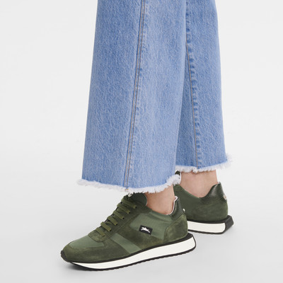 Longchamp Le Pliage Green Sneakers Forest - Leather outlook