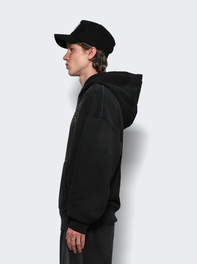 Hollywood Oversized Hoodie Black 4