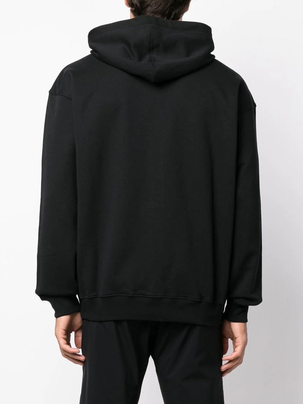 teddy-print cotton hoodie - 5