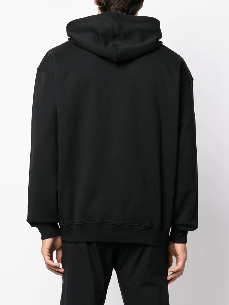 logo-print zip-up hoodie 4