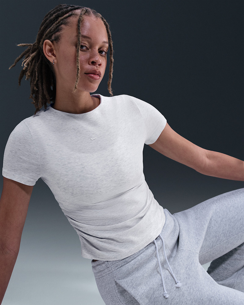 Nike Sportswear Chill Knit Women's Tight Short-Sleeve Mock-Neck Top 3