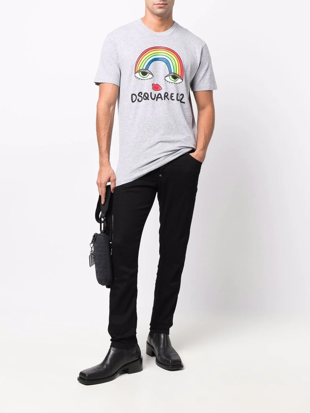 rainbow-print T-shirt - 2