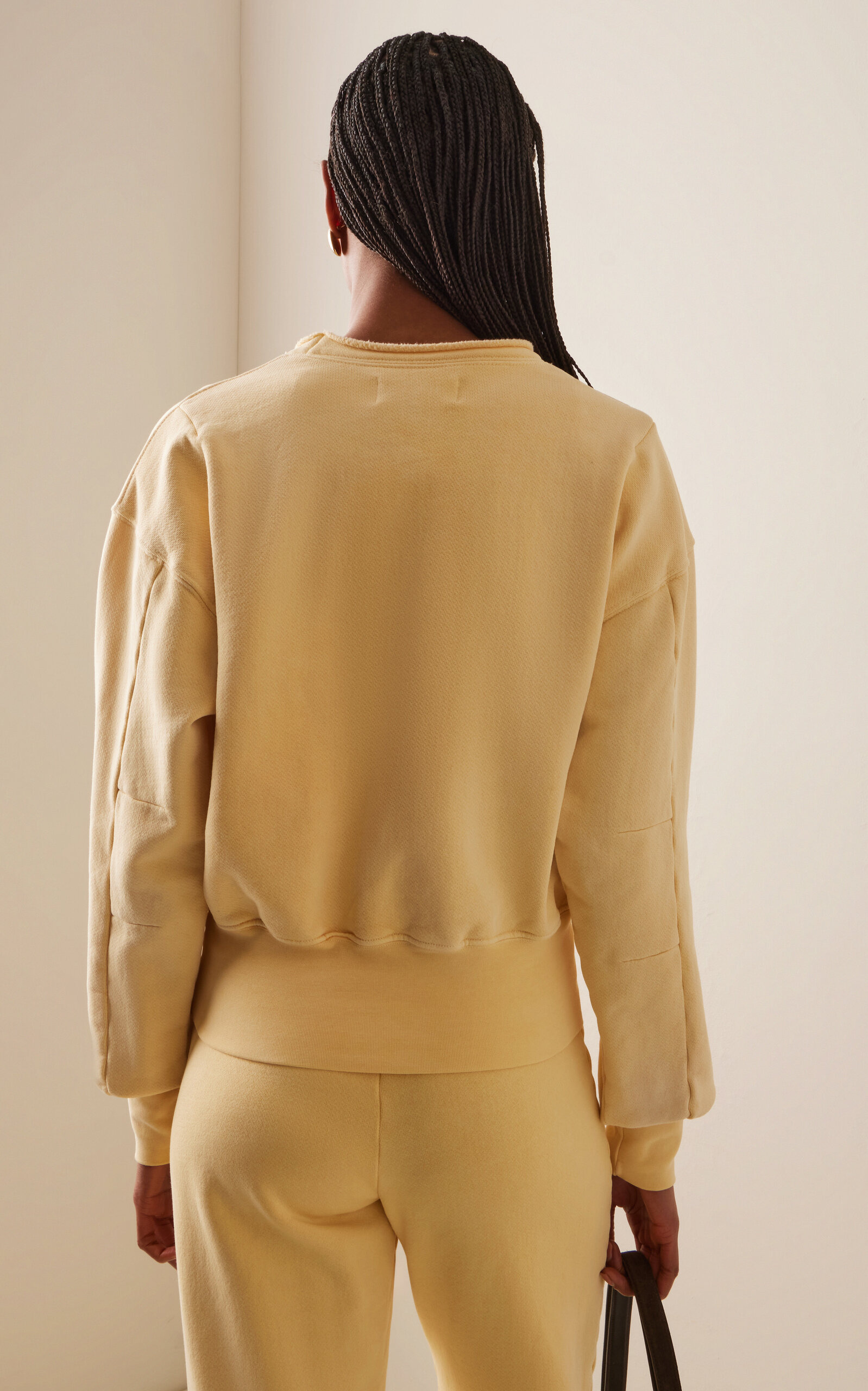 Britney Cotton Sweatshirt yellow - 4