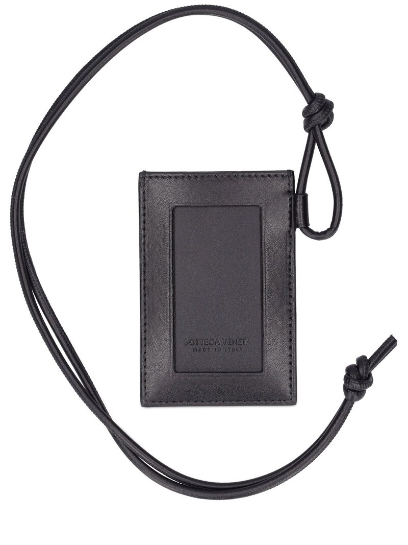 CASSETTE LEATHER ID CARD HOLDER - 3