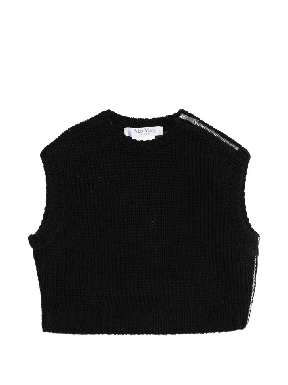 ribbed zip top - 1