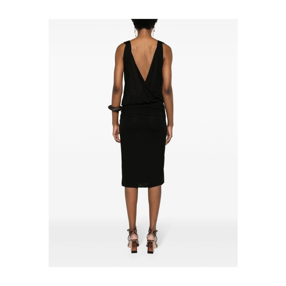 SAINT LAURENT DRESSES BLACK - 5