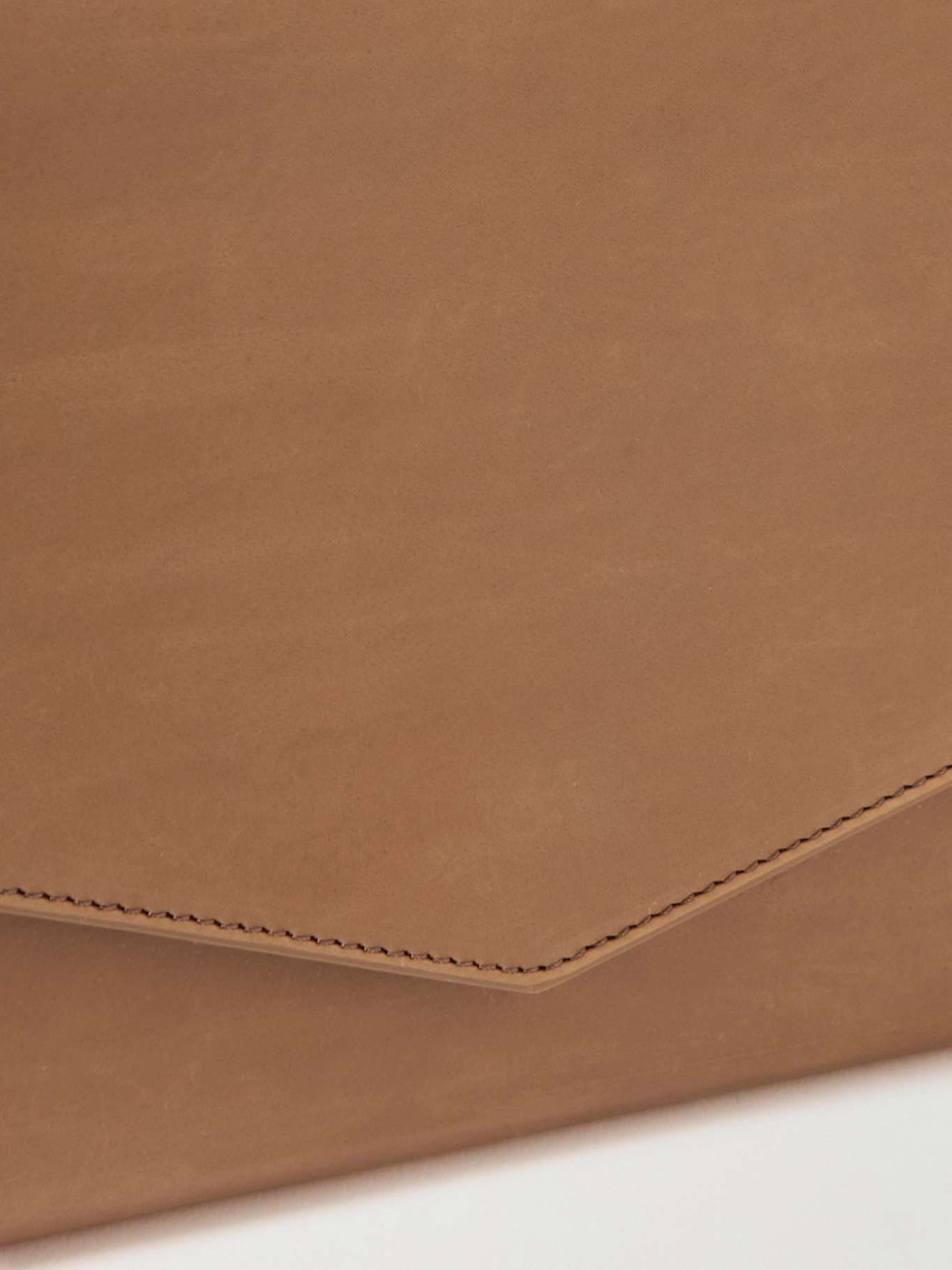 Envelope large leather shoulder bag - 4
