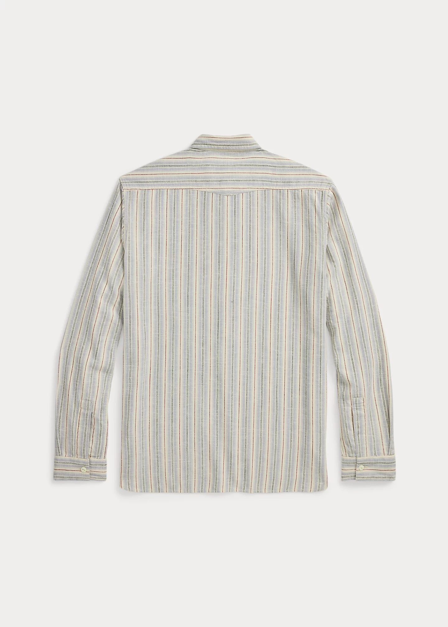 Striped Twill Popover Shirt - 2