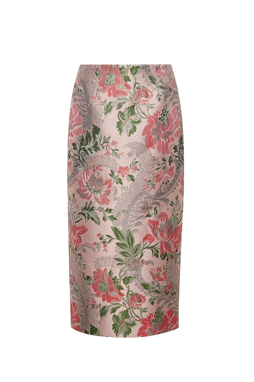 Sienna Skirt
Jet-Set Tailoring, Metallic Florals - 1
